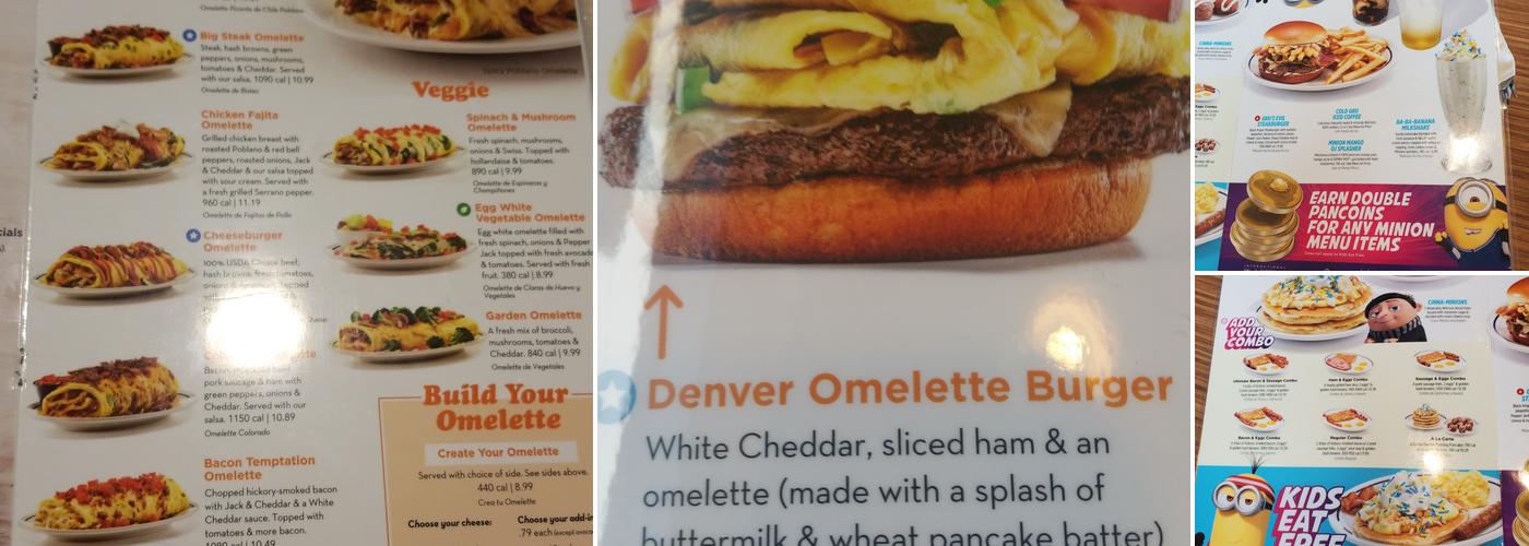 IHOP Menu