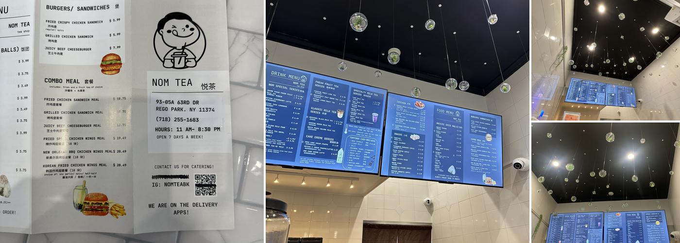 Nom Tea (Queens) Menu