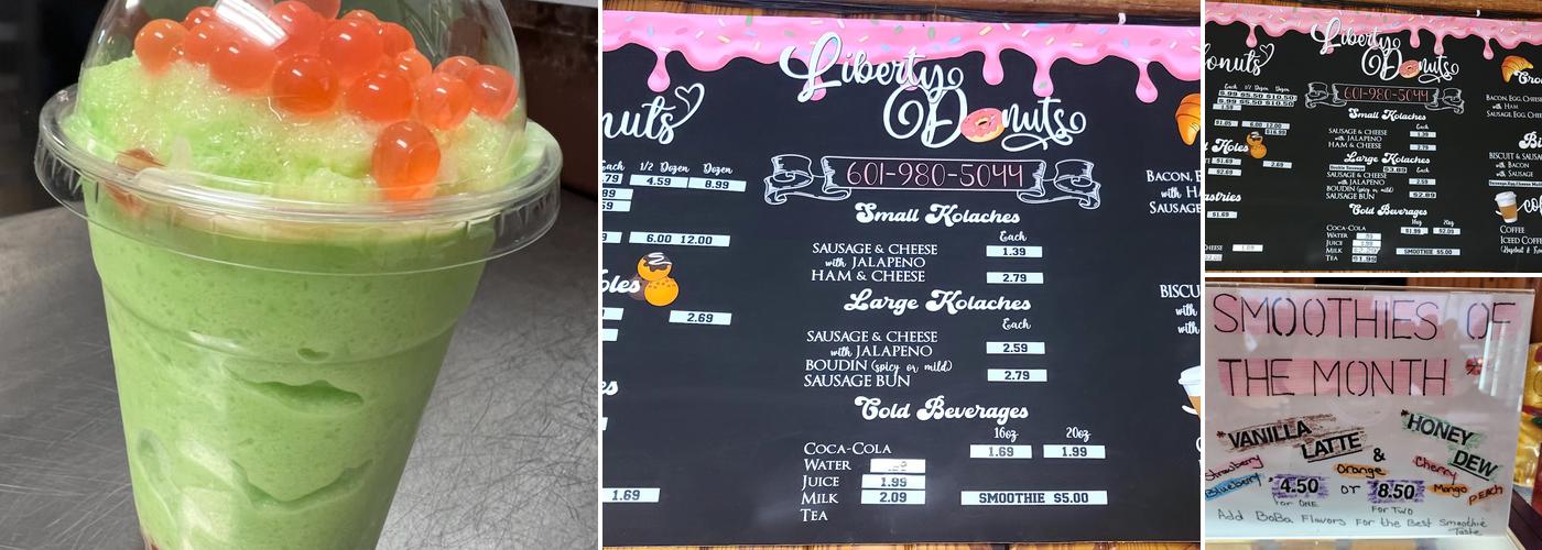 Liberty Donuts LLC Menu