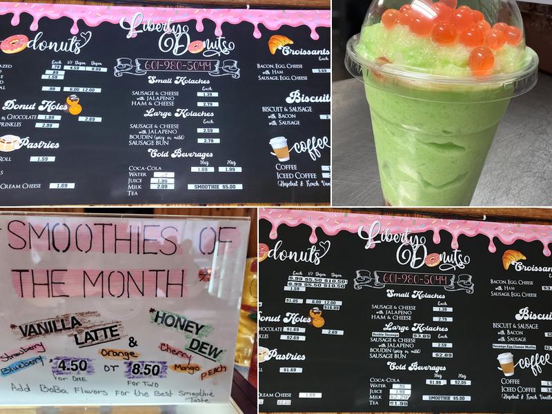 Liberty Donuts LLC Menu