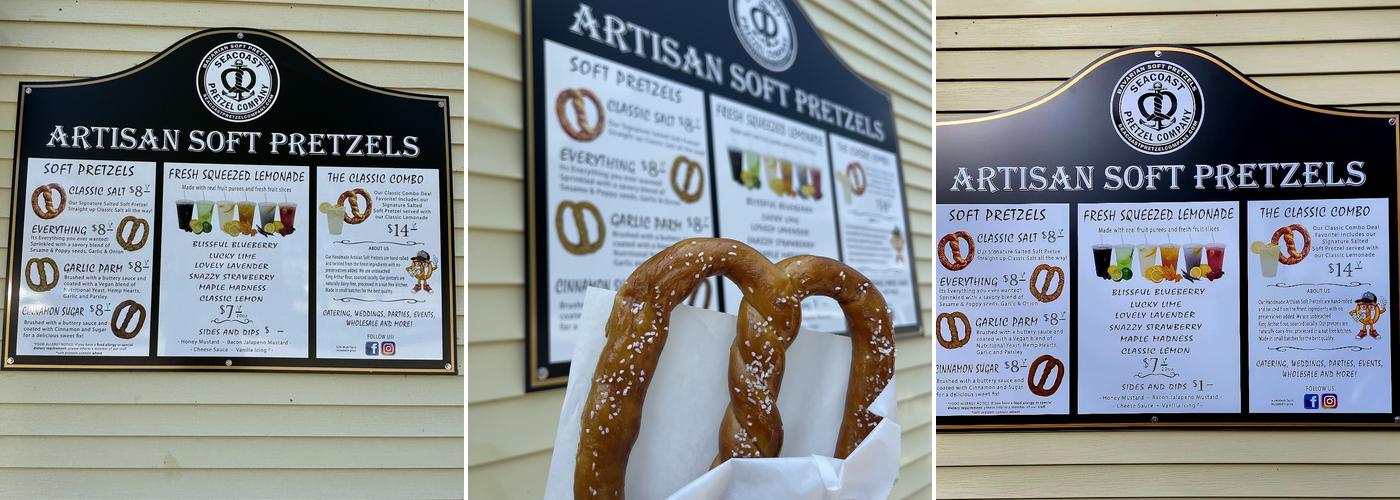 Seacoast Pretzel Company Menu