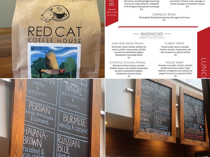 The Red Cat @ UAB Highlands Menu