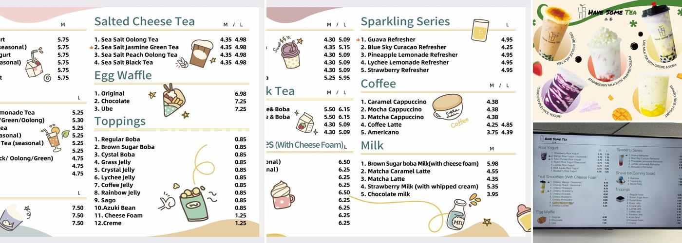 Have Some Tea Menu