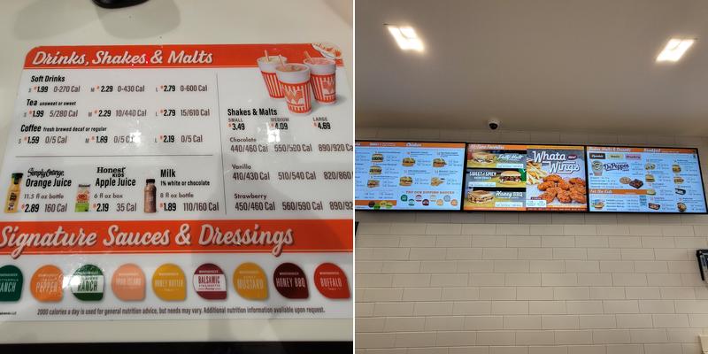 Whataburger Menu
