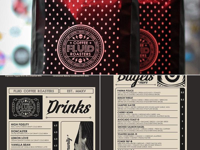 FLUID Coffee Roasters Menu