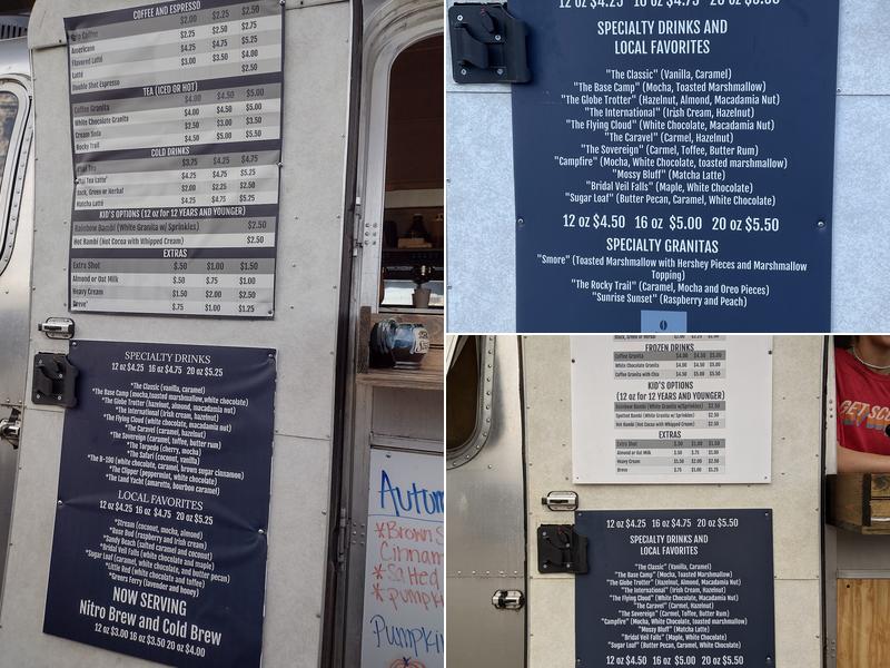 Stream Coffee Co Menu