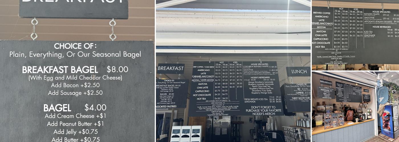 Noddi's Java Menu