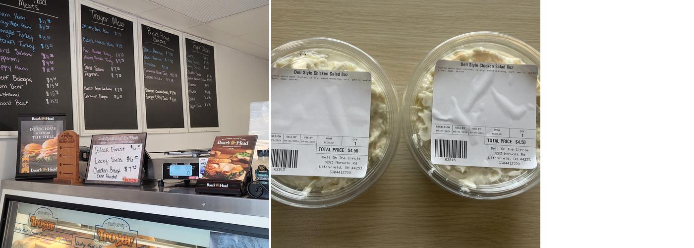 Deli On The Circle Menu