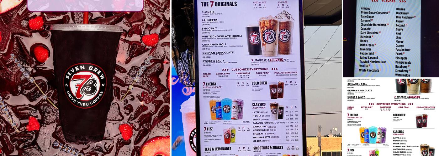 7 Brew Coffee Menu