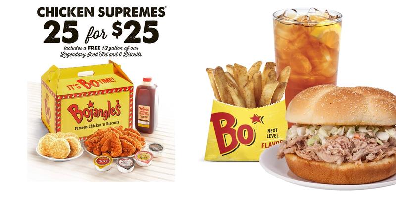 Bojangles Menu