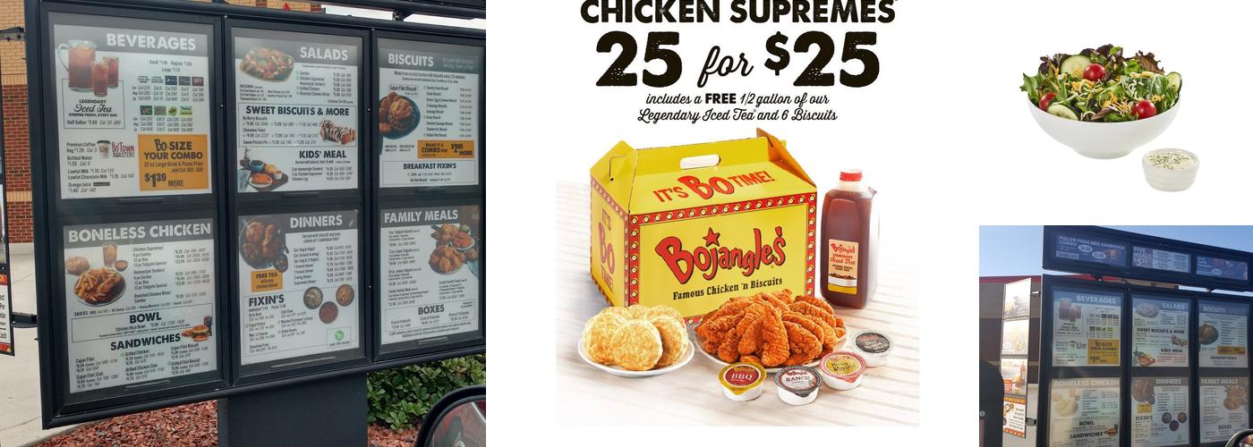 Bojangles Menu