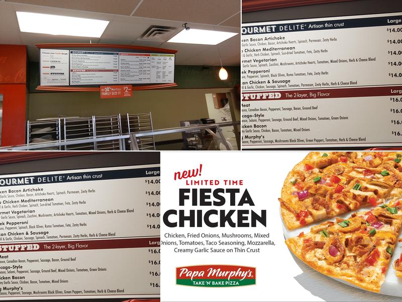 Papa Murphy's | Take 'N' Bake Pizza Menu