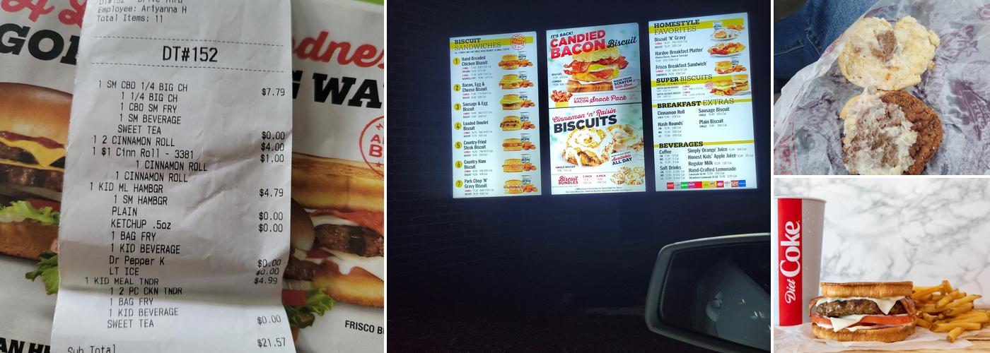 Hardee’s Menu