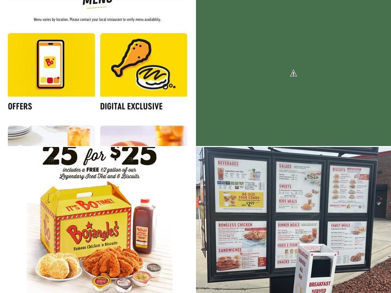 Bojangles Menu