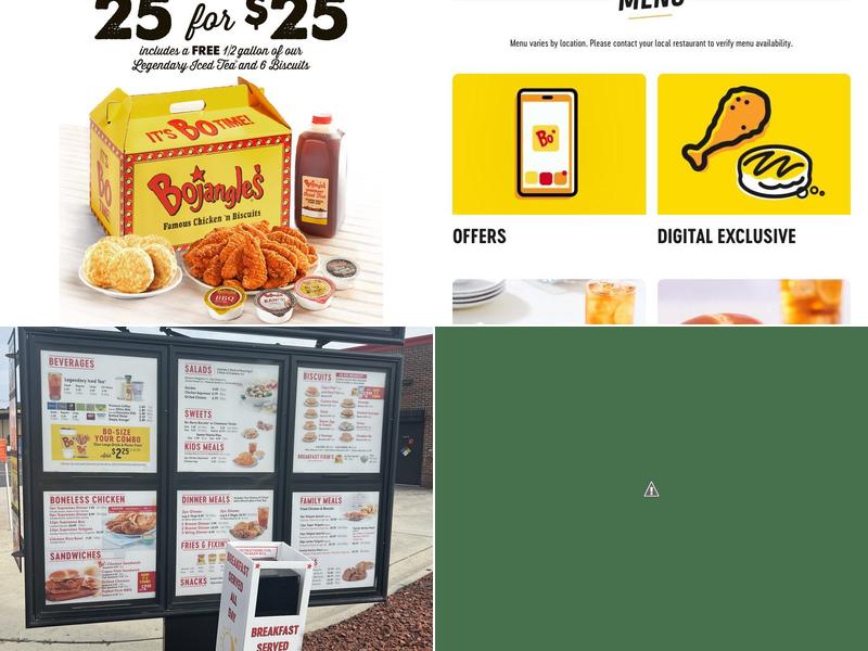 Bojangles Menu