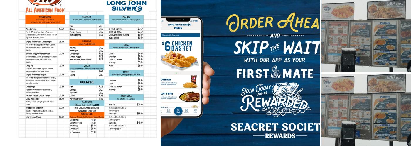 Long John Silver's | A&W Menu
