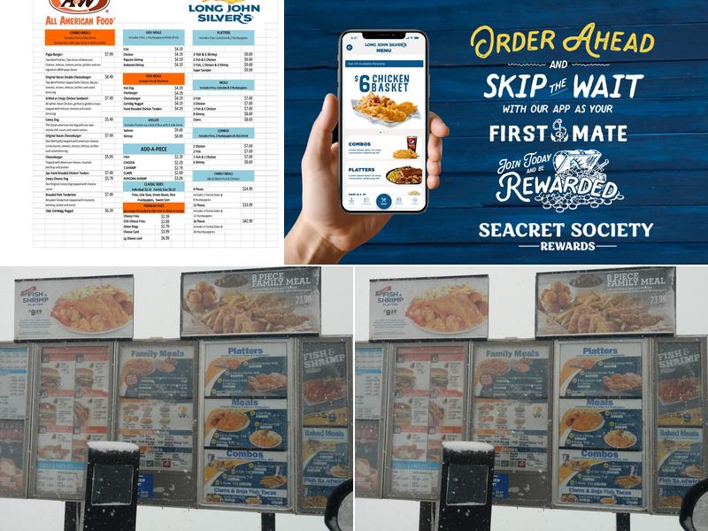 Long John Silver's | A&W Menu