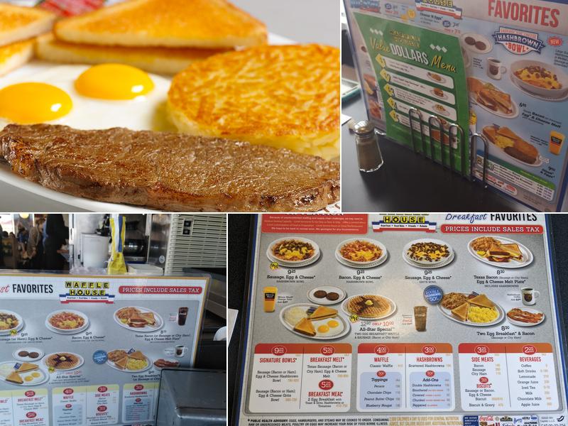 Waffle House Menu