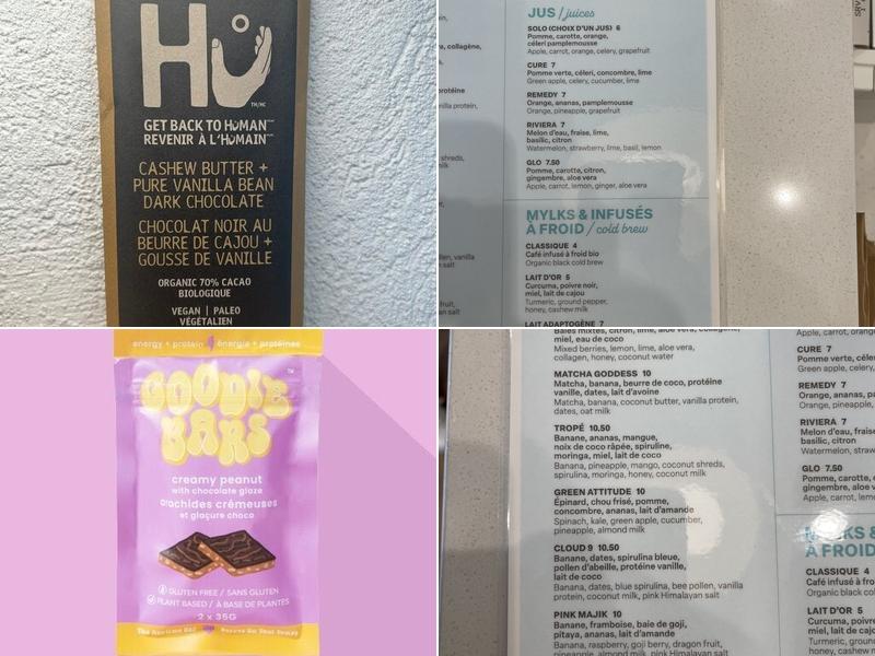 Tropé Menu