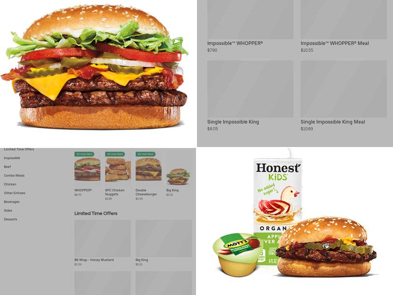 Burger King Menu