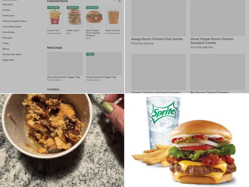 Wendy's Menu