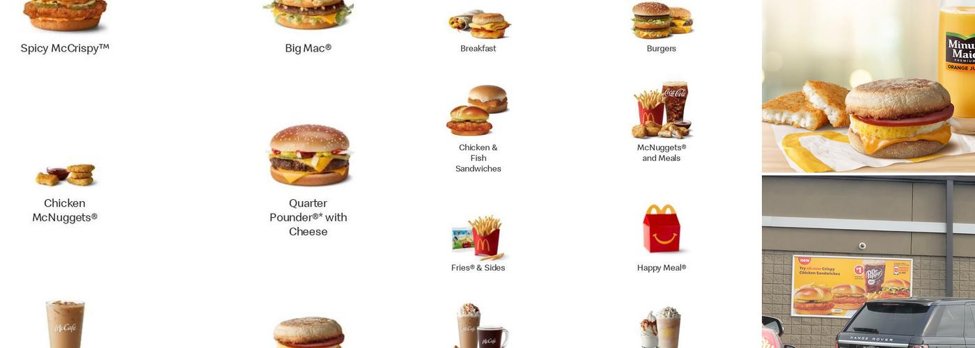 McDonald's Menu