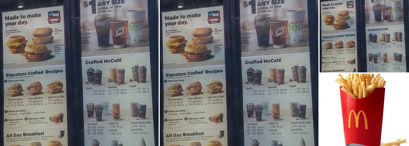 McDonald's Menu