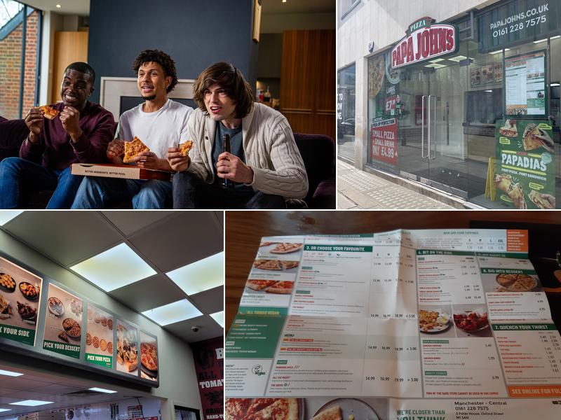 Papa Johns Pizza Menu