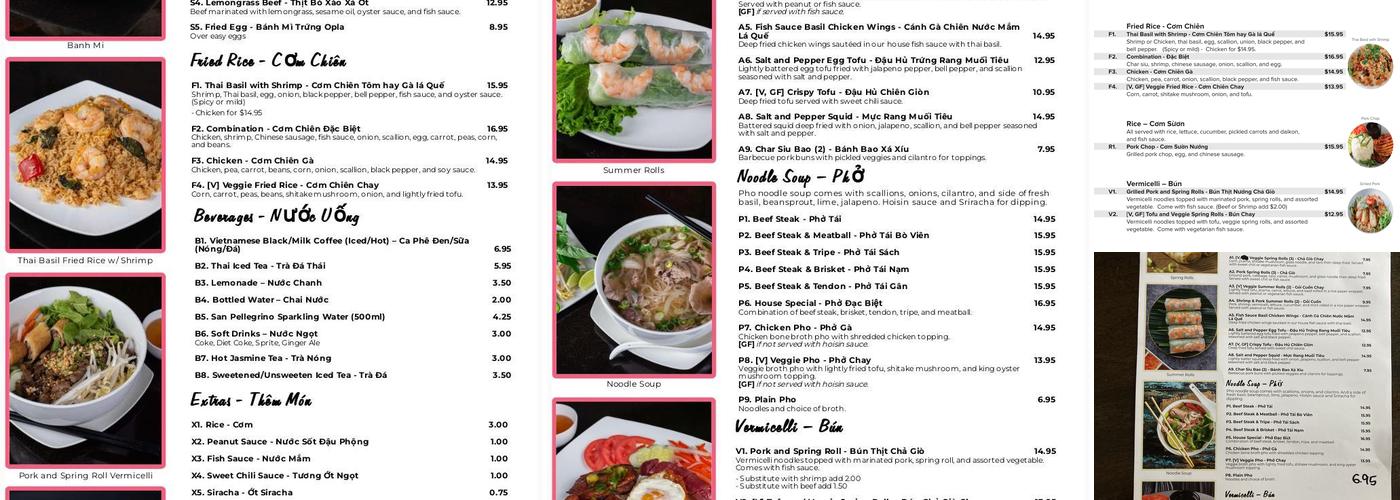 Ni's Kitchen Menu