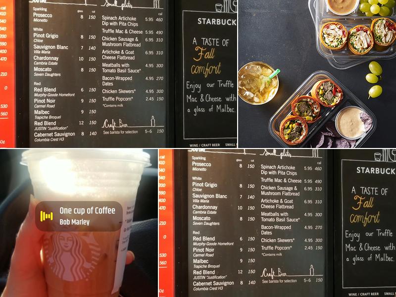 Starbucks Menu