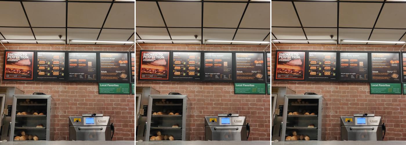 Subway Menu