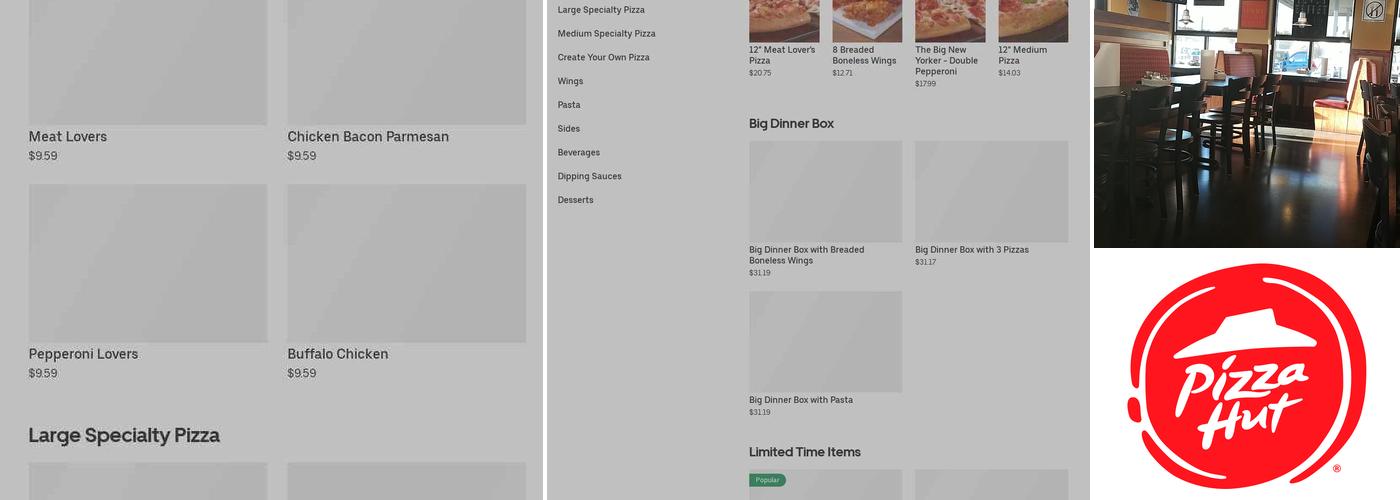 Pizza Hut Menu
