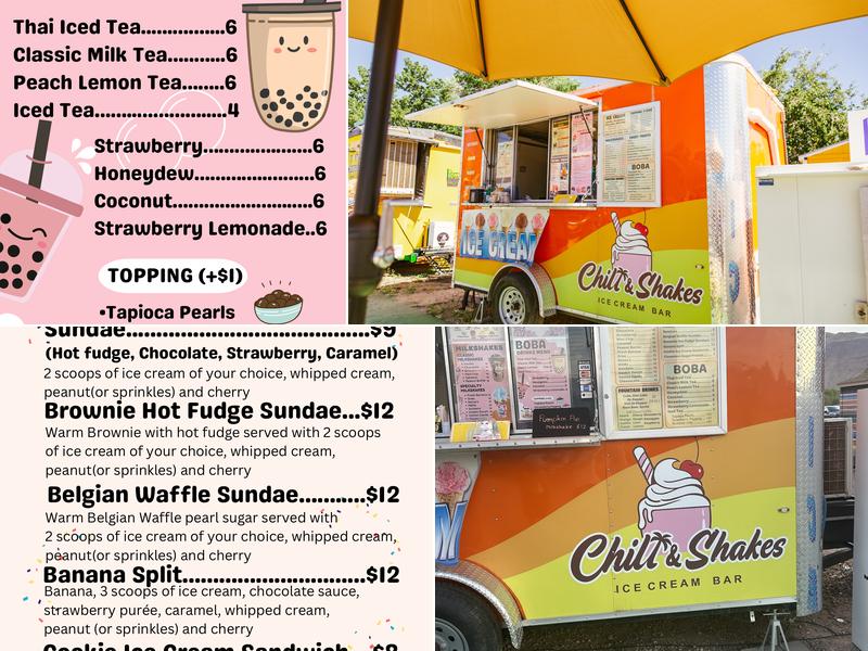 Chill&Shakes Ice Cream Bar Menu