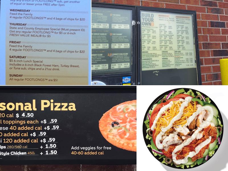 Subway Menu