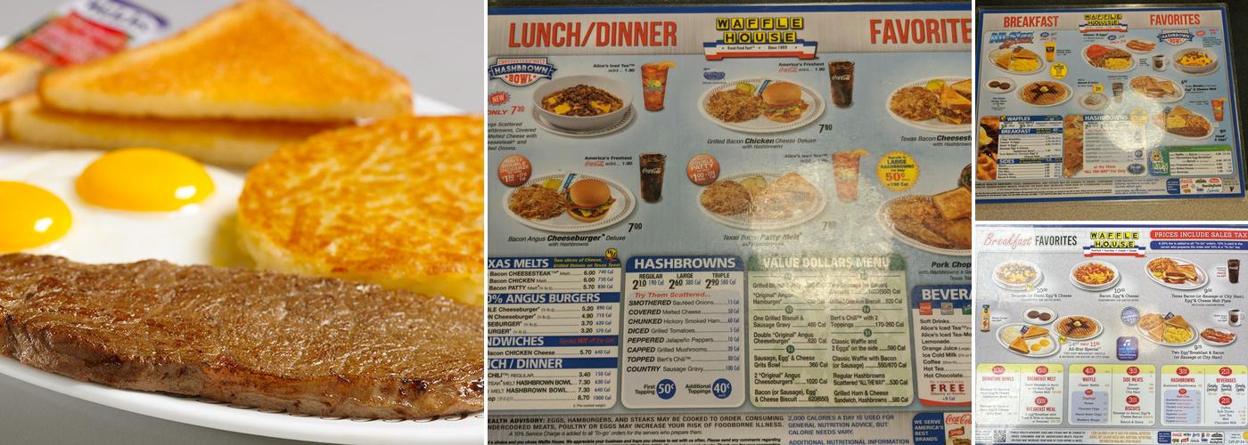 Waffle House Menu
