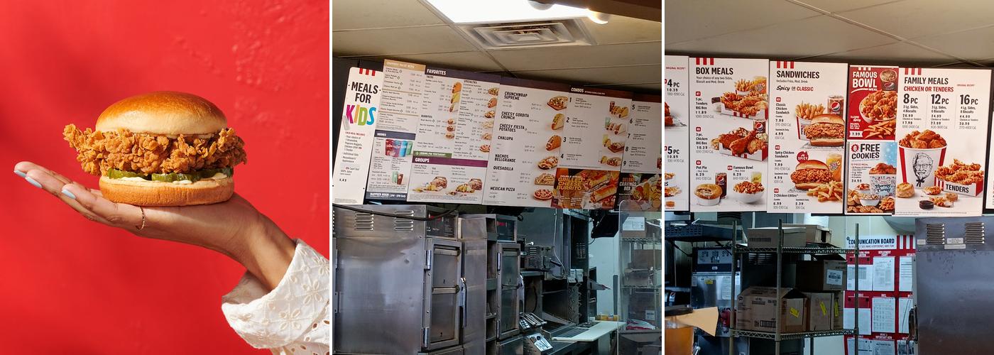 KFC Menu