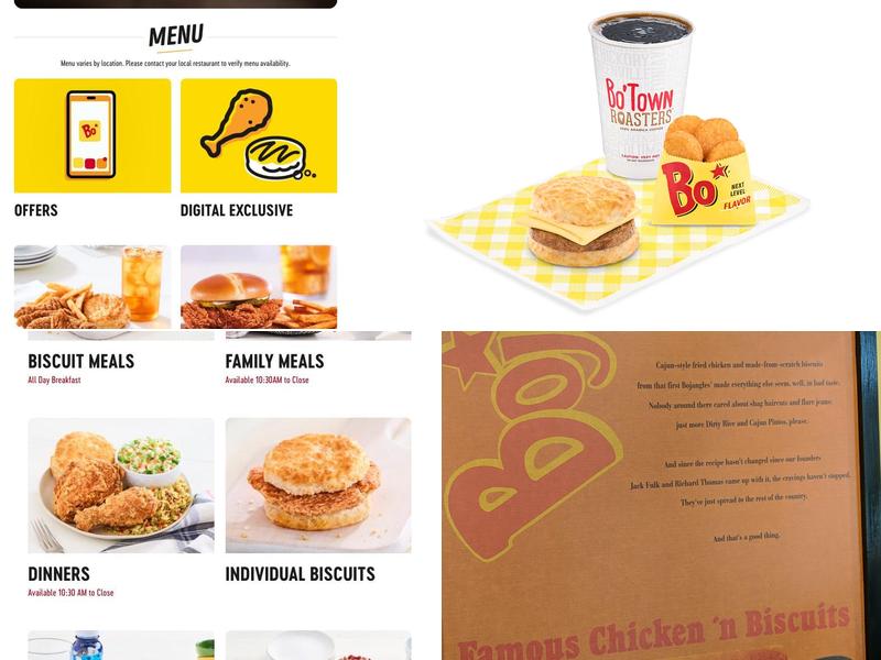 Bojangles Menu