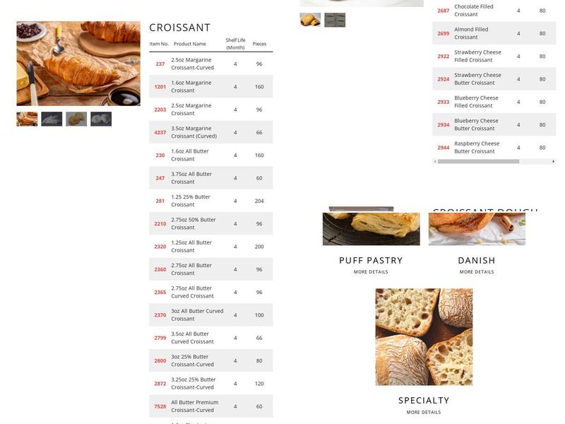 Orange Bakery Menu