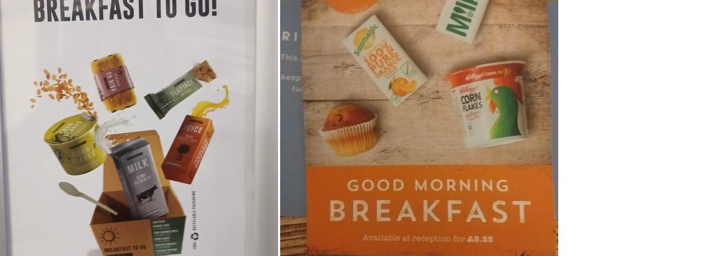 Travelodge Kidderminster Menu