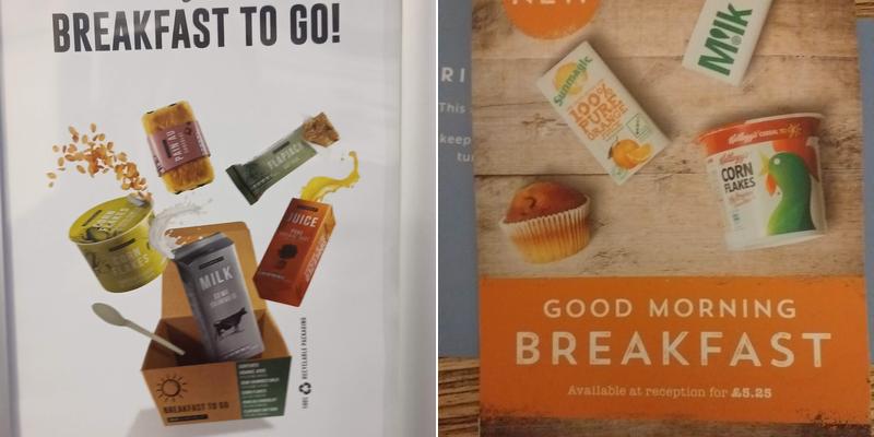 Travelodge Kidderminster Menu