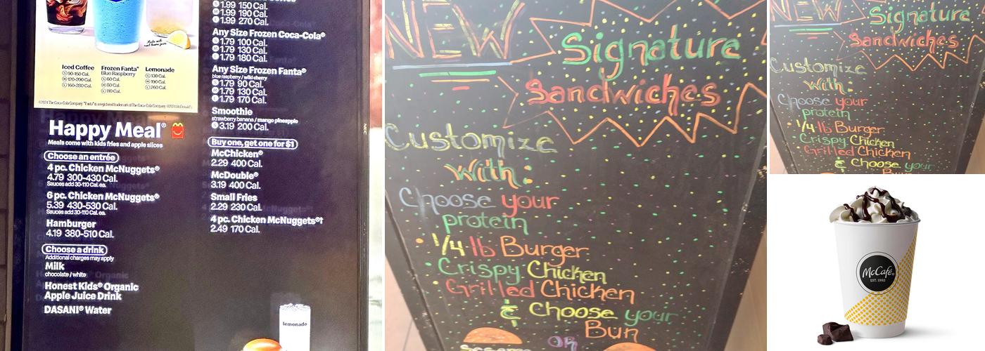 McDonald's Menu