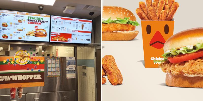 Burger King Menu