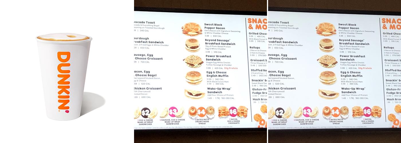 Dunkin' Menu