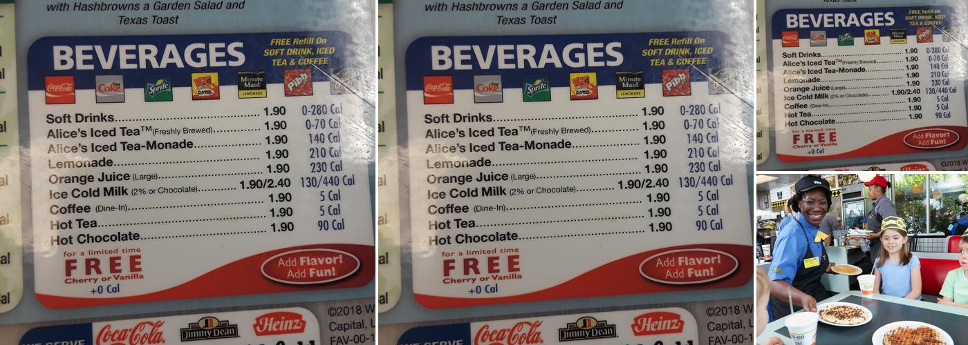 Waffle House Menu