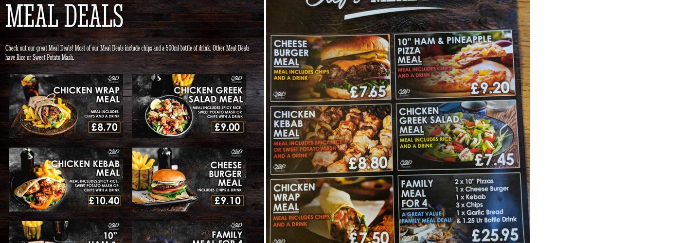 Stef's Pizza and Grill Menu
