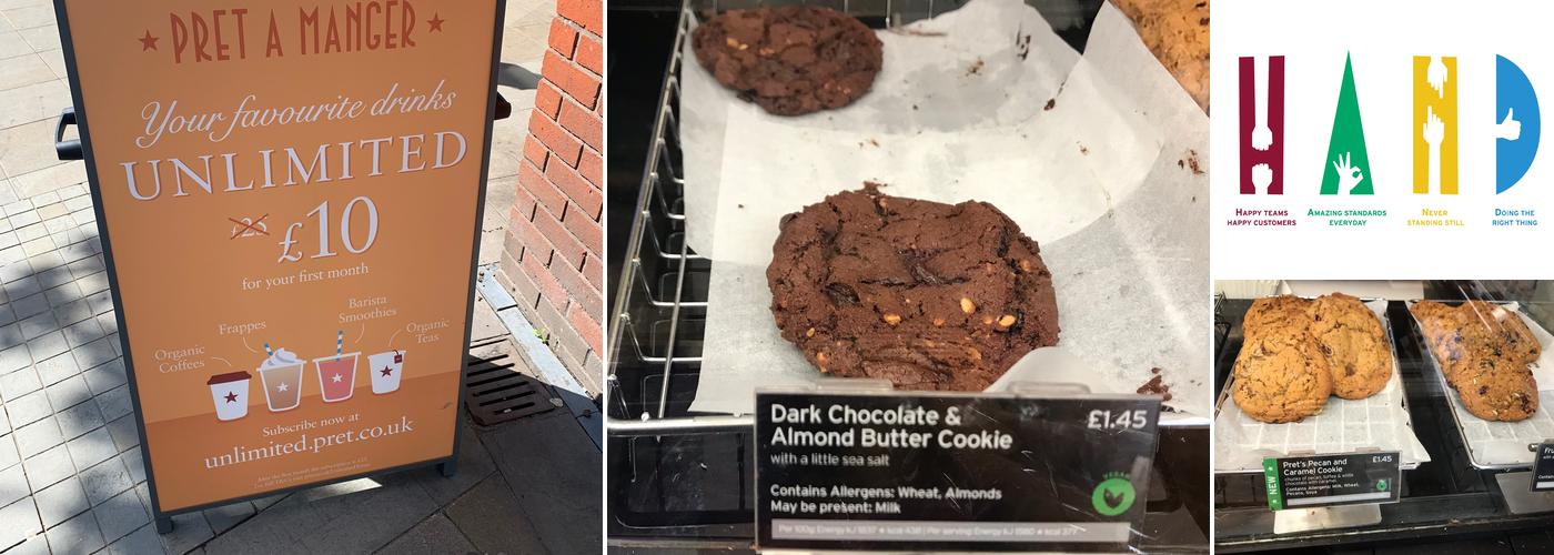 Pret A Manger Menu
