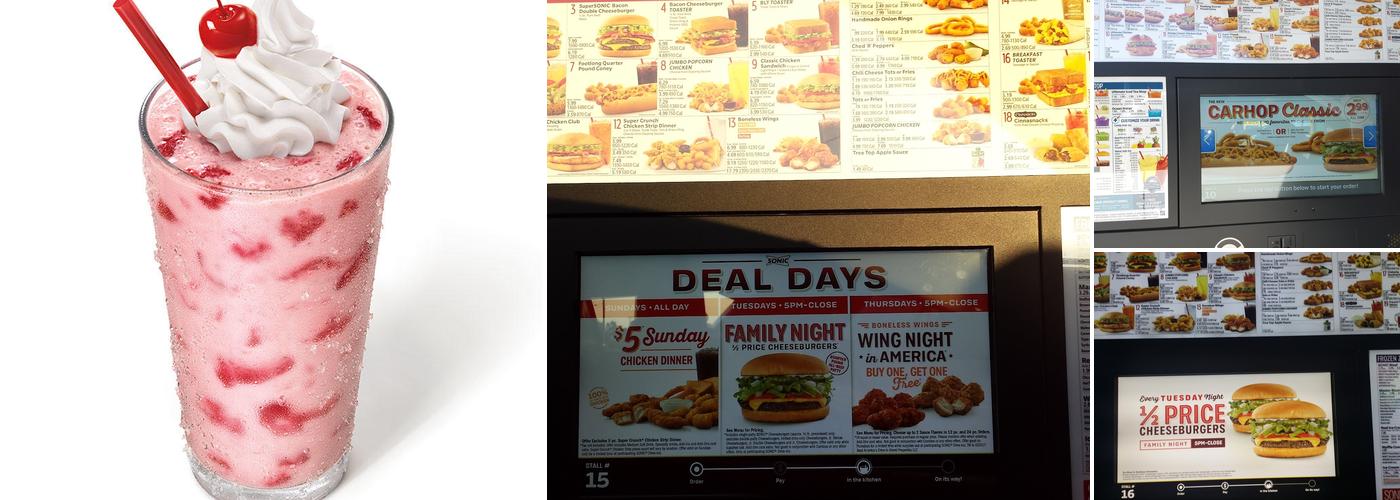 Sonic Drive-In Menu