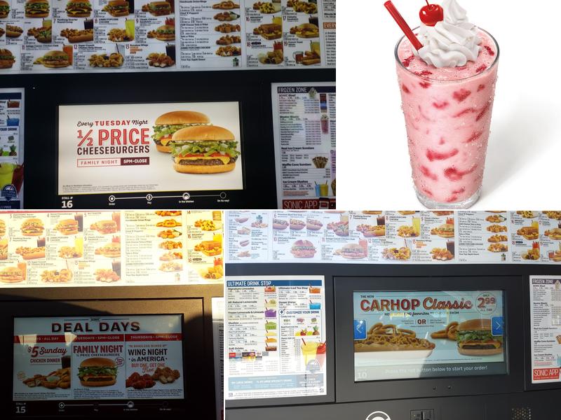 Sonic Drive-In Menu