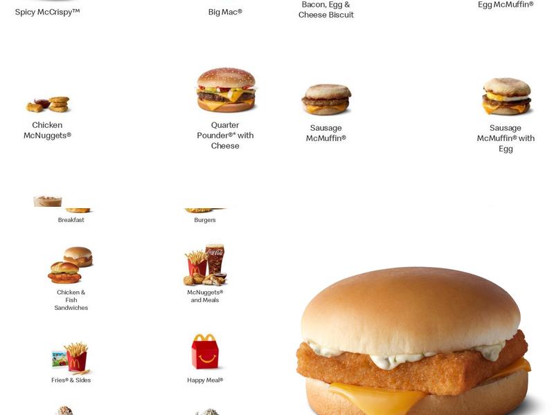 McDonald's Menu