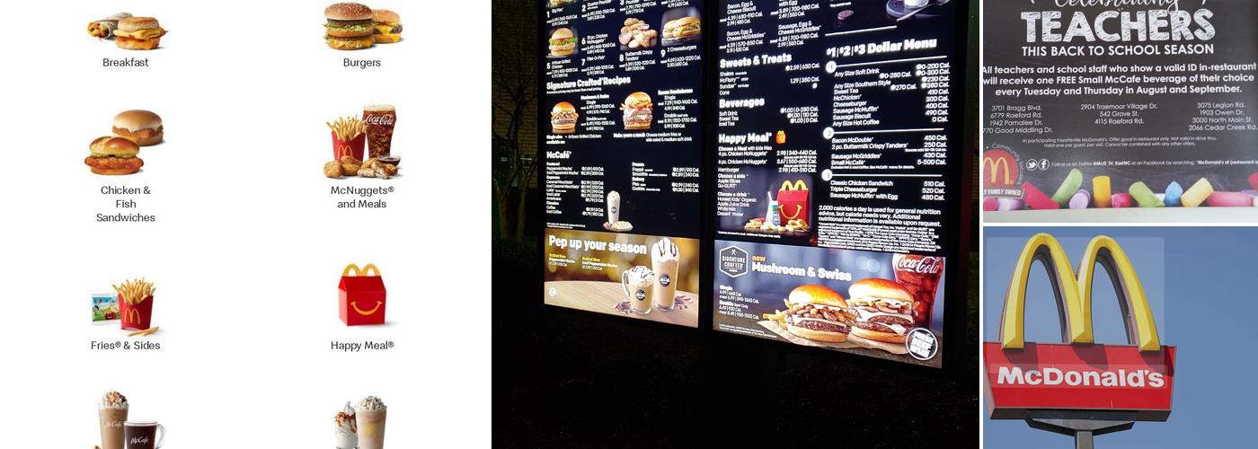 McDonald's Menu